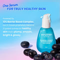 Dot & Key Blueberry Hydrate 12% Barrier Boost Serum with 7 Ceramides Niacinamide Hyaluronic Acid, Reduces Dark Spots, Brightens Skin, Provides Intense Hydration Repairs Skin 30ml DOT & KEY
