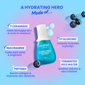 Dot & Key Blueberry Hydrate 12% Barrier Boost Serum with 7 Ceramides Niacinamide Hyaluronic Acid, Reduces Dark Spots, Brightens Skin, Provides Intense Hydration Repairs Skin 30ml DOT & KEY