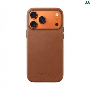 IPhone 17 Pro Max Leather Case - Tan With Magsafe MUJJO