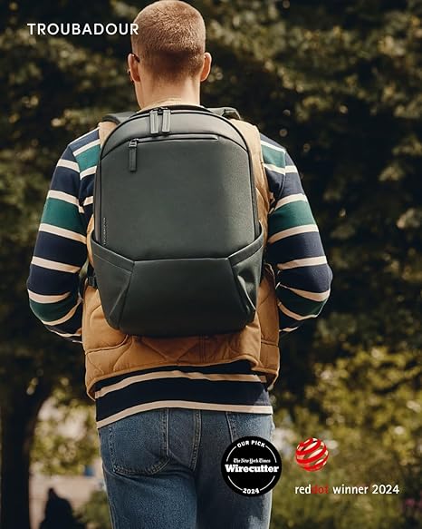 Apex Compact Backpack 3.0 Premium Versatile Backpack Made of Lightweight, Waterproof Great for Travel, Work, the Gym, Sports, Obision Green
