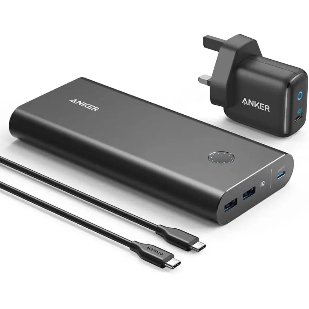 Anker Power Bank, Powercore+ 26800 PD 45w With 30w PD Charger Battery Pack ANKER