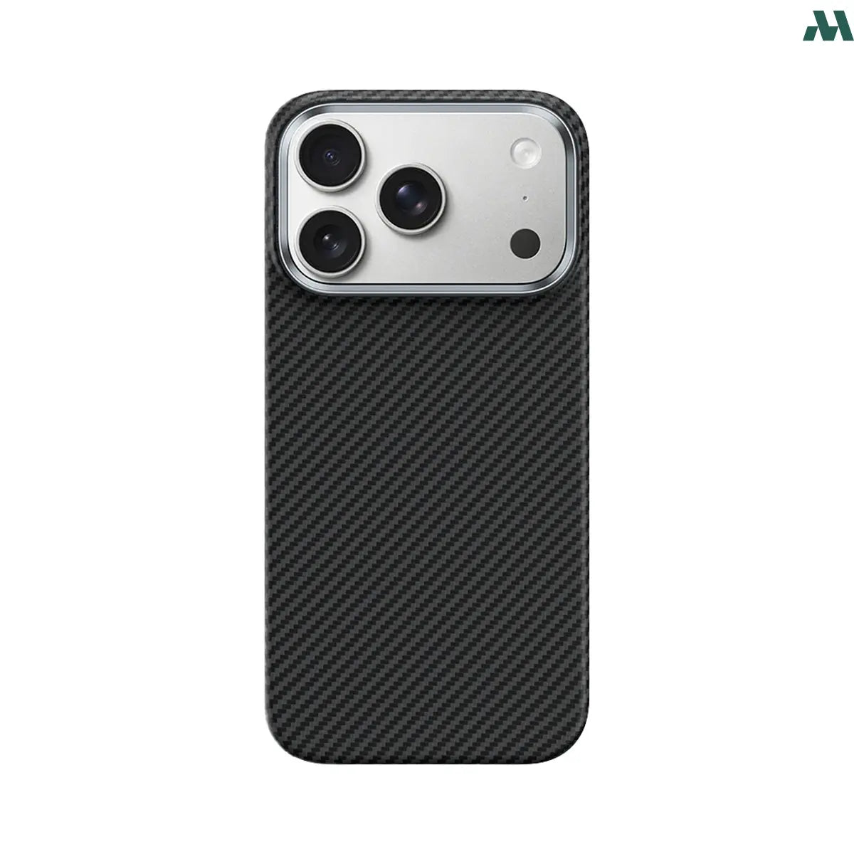 Mobcos Aramid Fiber Magnetic Case for iPhone 17 Pro/Pro Max (Stripe Black) MOBCOS
