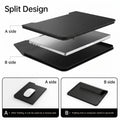 Mobcos Slim Carrying Protective Cover Leather Laptop Sleeve Bag for MacBook Pro 16 Inch – Premium Shockproof Laptop Case (Black) MOBCOS