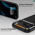 Mobcos Aramid Fiber Magnetic Case for iPhone 17 Pro/Pro Max (Stripe Black) MOBCOS