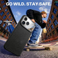 Mobcos Aramid Fiber Magnetic Case for iPhone 17 Pro/Pro Max (Stripe Black) MOBCOS