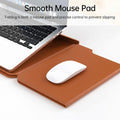 Mobcos Slim Carrying Protective Cover Leather Laptop Sleeve Bag for MacBook Pro 16 Inch – Premium Shockproof Laptop Case (Brown) MOBCOS
