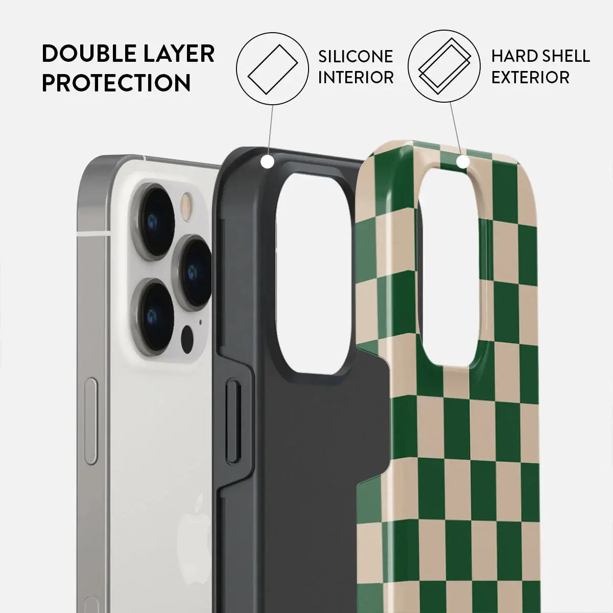 Ivy League iPhone 14 Pro Case – Premium Slim Design, Lightweight Protection with Raised Edges for Screen and Camera Safety, Made from Durable Materials, Available in Elegant Colors BURGA