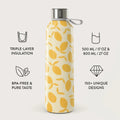 Lemon Tart Water Bottle by Burga Europe - Stylish and Durable Hydration Companion BURGA