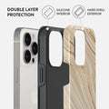 Full Glam - Beige iPhone 14 Pro Max Case, Elegant and Sleek Design, Premium Protection with Raised Edges for Screen and Camera, Durable and Lightweight, Perfect Fit for iPhone 14 Pro Max BURGA