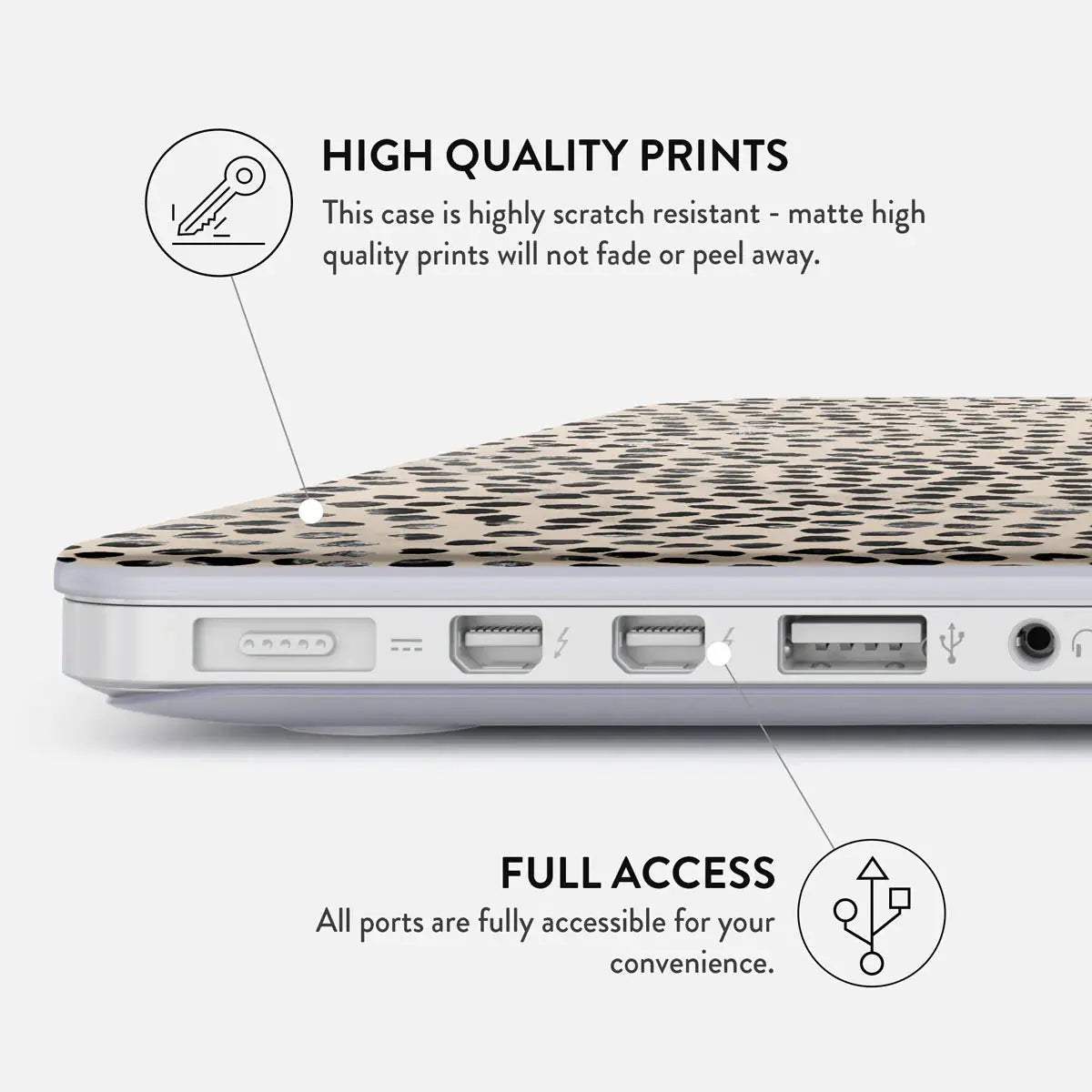 "MacBook Pro 16: Elegant Protection with Almond Latte Case" BURGA