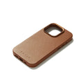 Mujjo Leather Phone Case - Fits iPhone 15 Pro - MagSafe Compatible - Premium European Leather - Enhanced Phone & Camera Lens Protection - Crafted with Recycled Materials - Slim Profile -Tan MUJJO