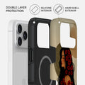 Mobcos iPhone 17 series Poppy Woman Premium Case Compatible with Hybrid Dual-Layer Hard Shell + Silicone Protection - Scratch-Resistant Shockproof Mobile Cover Mobcos