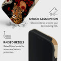 Mobcos iPhone 17 series Poppy Woman Premium Case Compatible with Hybrid Dual-Layer Hard Shell + Silicone Protection - Scratch-Resistant Shockproof Mobile Cover Mobcos