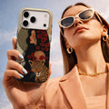 Mobcos iPhone 17 series Poppy Woman Premium Case Compatible with Hybrid Dual-Layer Hard Shell + Silicone Protection - Scratch-Resistant Shockproof Mobile Cover Mobcos