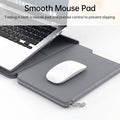 Mobcos Slim Carrying Protective Cover Leather Laptop Sleeve Bag for MacBook Pro 16 Inch – Premium Shockproof Laptop Case (Gray) MOBCOS