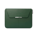 Mobcos Slim Carrying Protective Cover Leather Laptop Sleeve Bag for MacBook Pro 16 Inch – Premium Shockproof Laptop Case (Green) MOBCOS