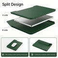 Mobcos Slim Carrying Protective Cover Leather Laptop Sleeve Bag for MacBook Pro 16 Inch – Premium Shockproof Laptop Case (Green) MOBCOS
