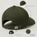 Mobcos Green Baseball Cap – Adjustable Unisex Hat for Running, Workouts, Travel & Outdoor Activities | Comfortable Everyday Baseball Cap for Men & Women MOBCOS