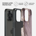 Golden Taupe - Fashion iPhone 15 Pro Case, Slim and Stylish Design, Premium Protection with Raised Edges for Screen and Camera, Durable Materials, Perfect Fit for iPhone 15 Pro BURGA