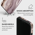 Golden Taupe - Fashion iPhone 15 Pro Case, Slim and Stylish Design, Premium Protection with Raised Edges for Screen and Camera, Durable Materials, Perfect Fit for iPhone 15 Pro BURGA