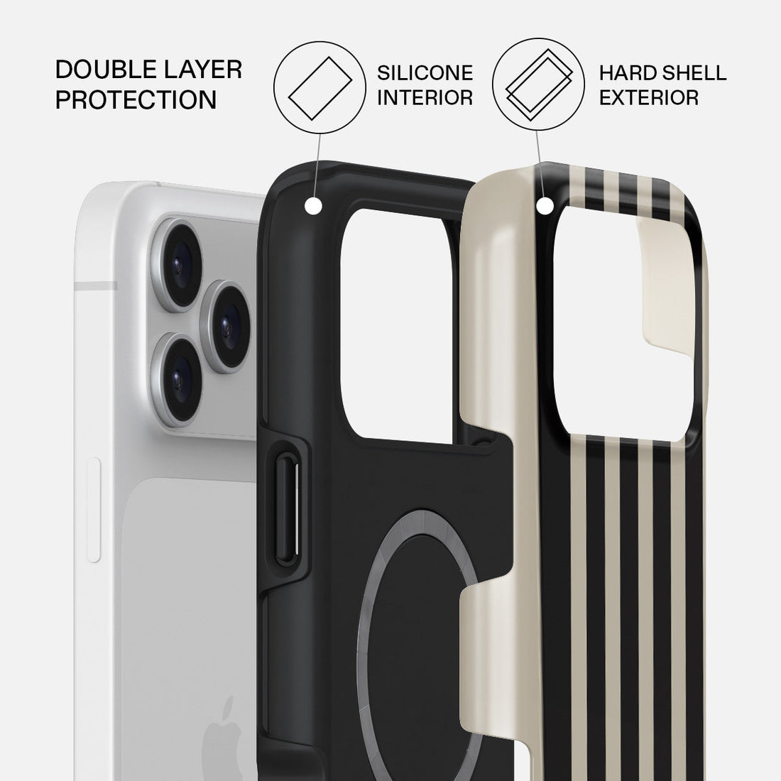 Burga iPhone 17 Pro Max Prophecy Premium Case Compatible with Hybrid Dual-Layer Hard Shell + Silicone Protection - Scratch-Resistant Shockproof Mobile Cover