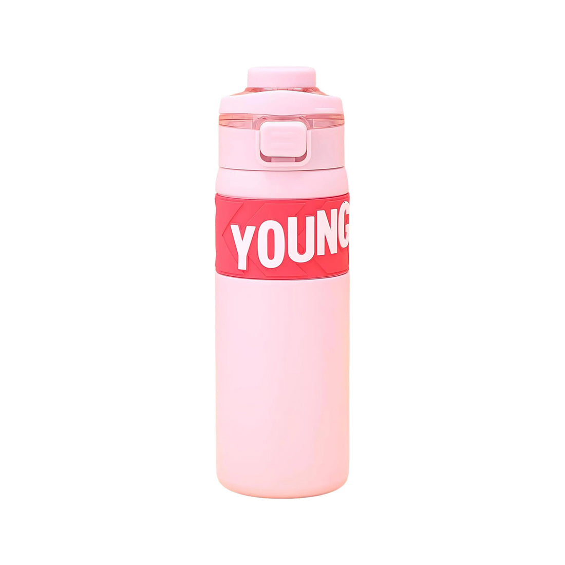 Mobcos Stainless Steel Water Bottle - Double Wall Vacuum Insulated Bottle with Straw Lid 650ml MOBCOS