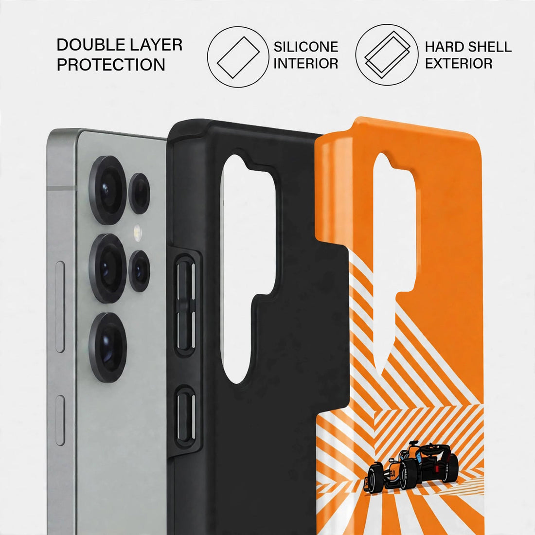 Shockproof Racing Sun Dual-Layer Case – Samsung Galaxy S24/S25 & S26 Ultra