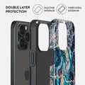 Mystic River: Discover the Allure of Blue Marble with the iPhone 15 Pro Max Case BURGA