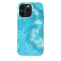 iPhone 16 Pro Max: Serenity in Motion with the Ocean Waves Blue Case BURGA