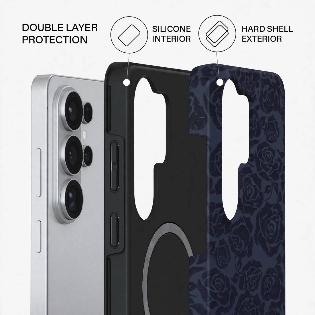 Shockproof Midnight Dual-Layer Case – Samsung Galaxy S26 Ultra