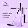 Plum Eye-Swear-By Kohl Kajal - Deep Black Creamy Water-Proof Eyeliner Smudge Proof Plum