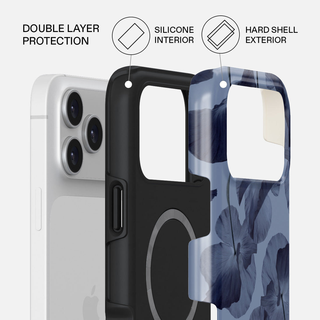 Burga iPhone 17 Pro Max Archives Premium Case Compatible with Hybrid Dual-Layer Hard Shell + Silicone Protection - Scratch-Resistant Shockproof Mobile Cover