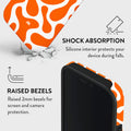 Mobcos iPhone 17 series Fluid Sunset Premium Case Compatible with Hybrid Dual-Layer Hard Shell + Silicone Protection - Scratch-Resistant Shockproof Mobile Cover Mobcos