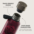 Velvet Night Water Bottle - Elegant and Sleek Hydration Solution BURGA