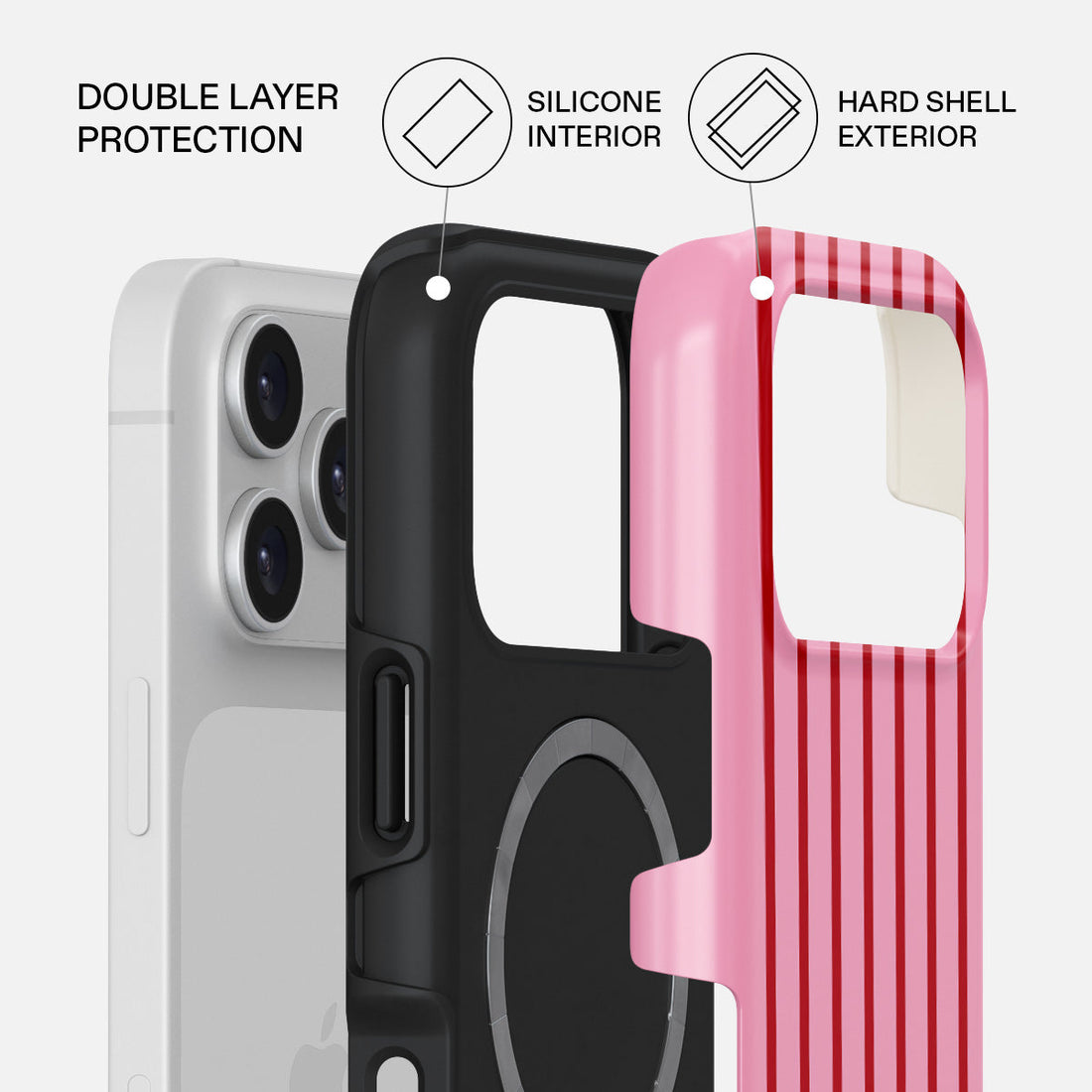 Burga iPhone 17 Pro Favorite Bikini Premium Case Compatible with Hybrid Dual-Layer Hard Shell + Silicone Protection - Scratch-Resistant Shockproof Mobile Cover