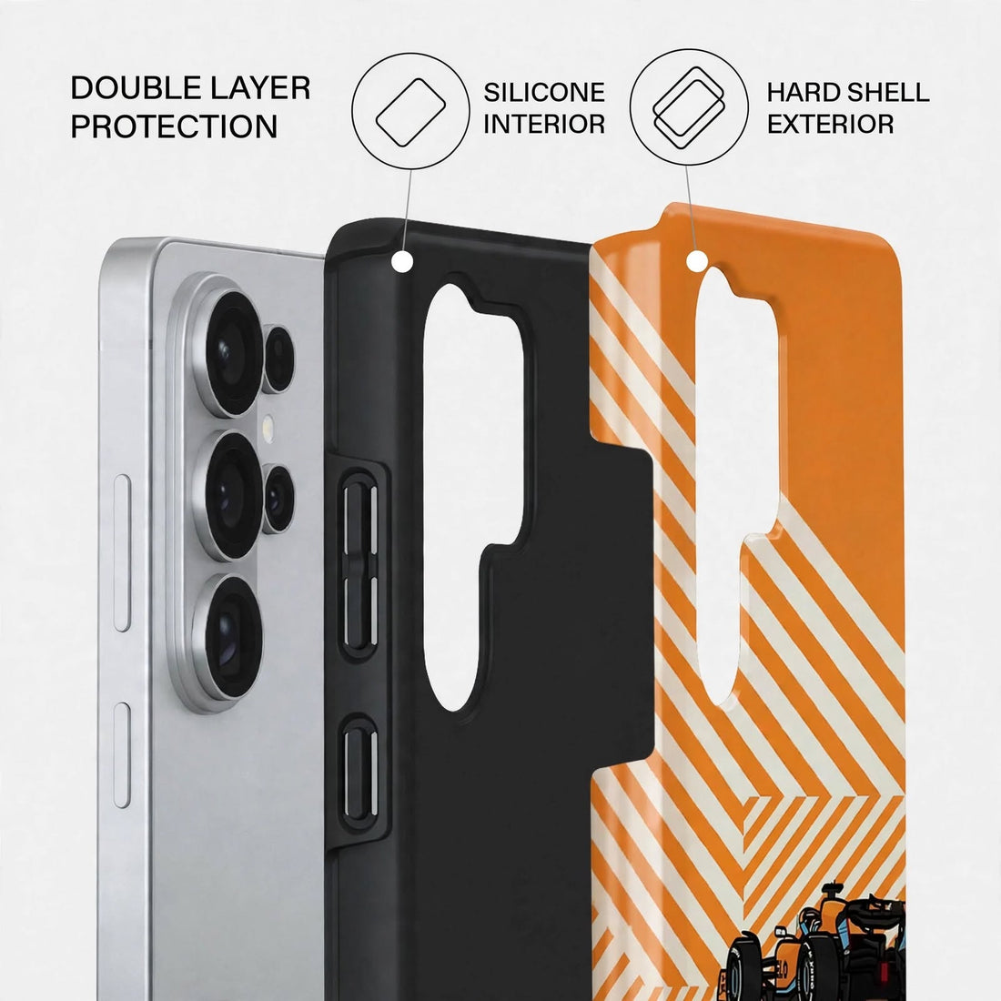 Shockproof Racing Sun Dual-Layer Case – Samsung Galaxy S26 Ultra