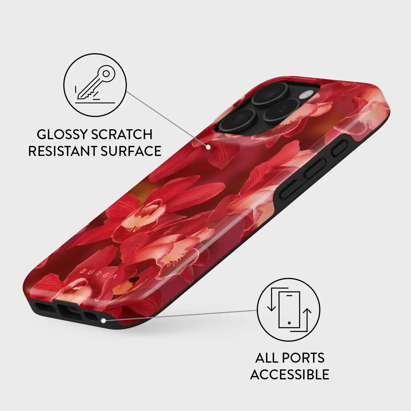 Empower Your Style with iPhone 16 Pro Max Premium Goddess Energy: Silicon Case with Dual-Layer Protection and MagSafe Compatibility BURGA