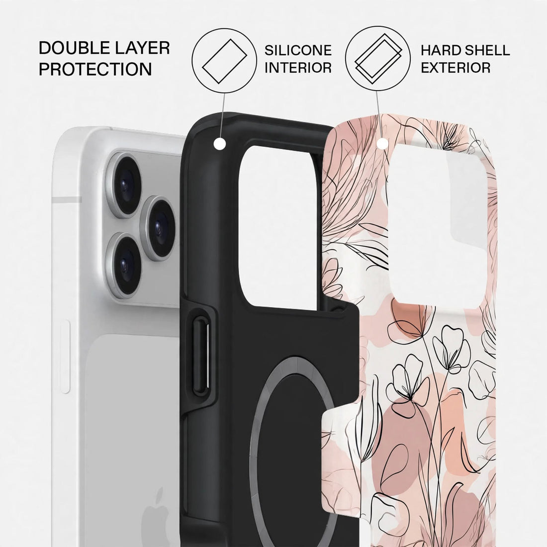 Shockproof Sage Breeze Dual-Layer Case – iPhone 18 Pro/Pro Max