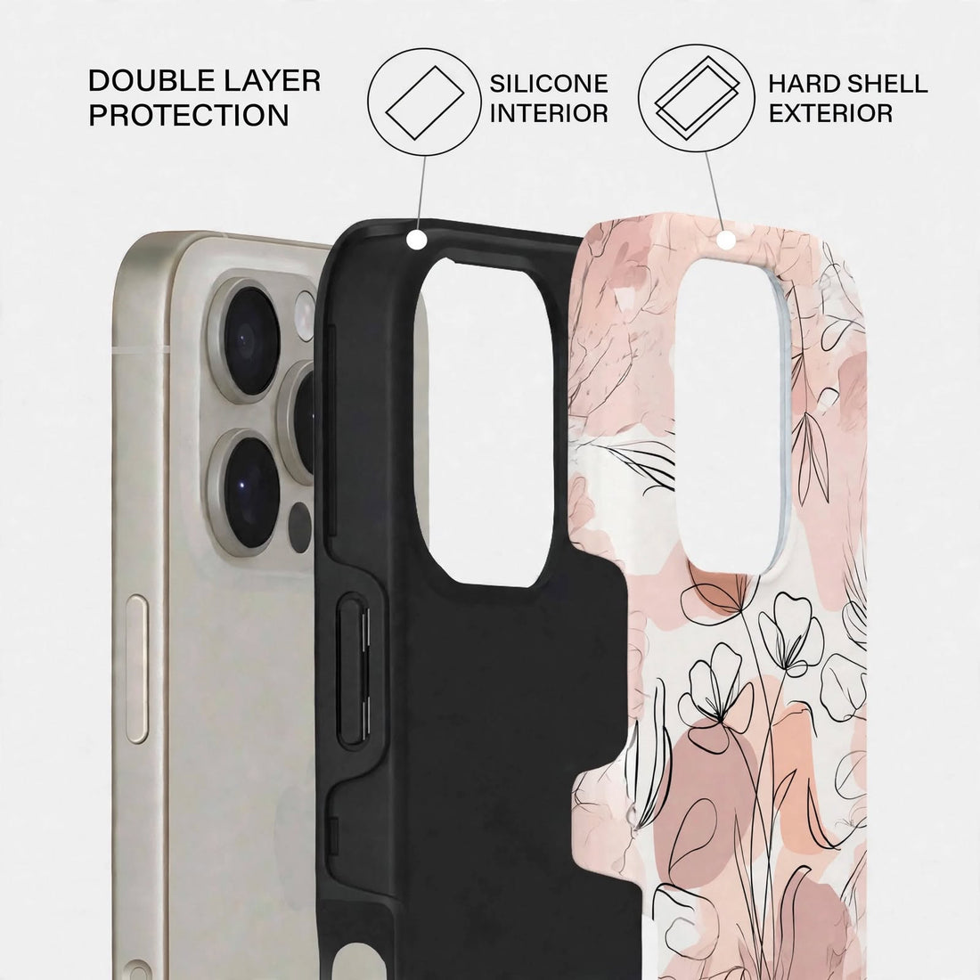 Shockproof Sage Breeze Dual-Layer Case – iPhone 16 Pro / Pro Max