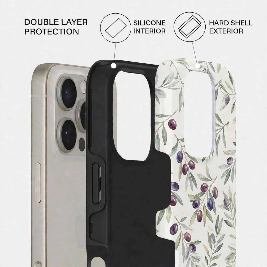 Shockproof Scribble Dual-Layer Case – iPhone 16 Pro / Pro Max
