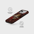 Mobcos iPhone 17 series Persian Rug Premium Case Compatible with Hybrid Dual-Layer Hard Shell + Silicone Protection - Scratch-Resistant Shockproof Mobile Cover Mobcos