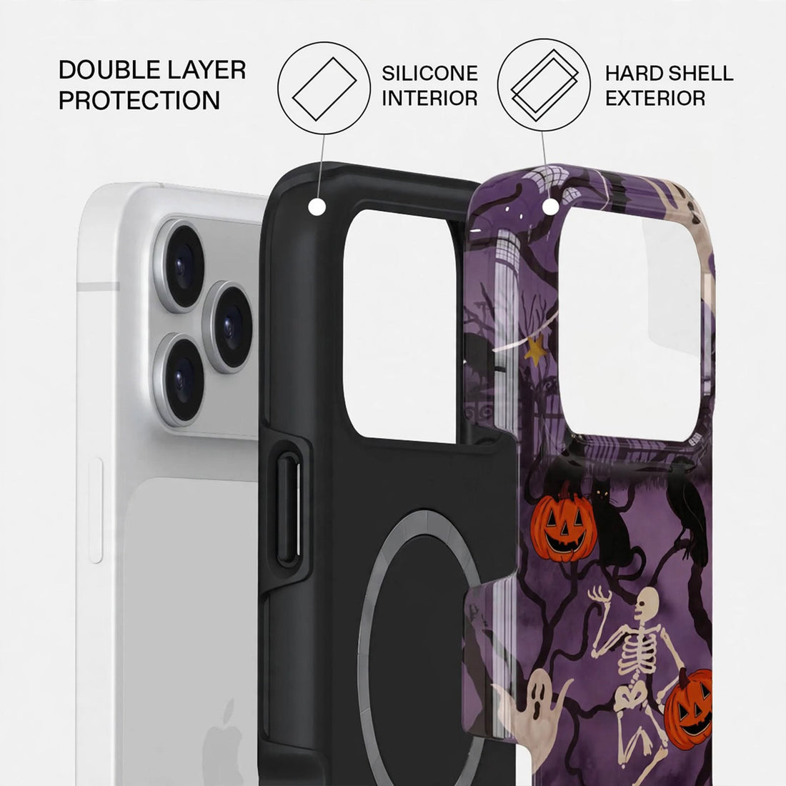 Shockproof Trick or Treat Dual-Layer Case – iPhone Series