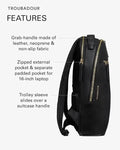 Sleek and Functional Travel Companion: The Troubadour Ember Travel Backpack Troubadour