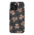 Luxurious BFF - iPhone 15 Pro Max Case with Teddy Print BURGA