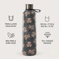 BFF Water Bottle - Your Best Hydration Buddy with a Heartwarming Design BURGA