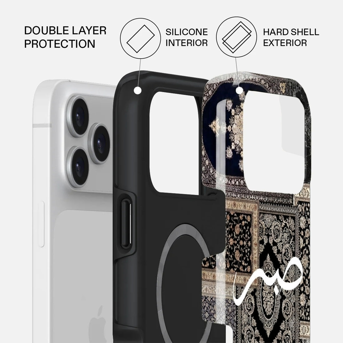 Shockproof Vintage Crest Dual-Layer Case – iPhone 18 Pro/Pro Max