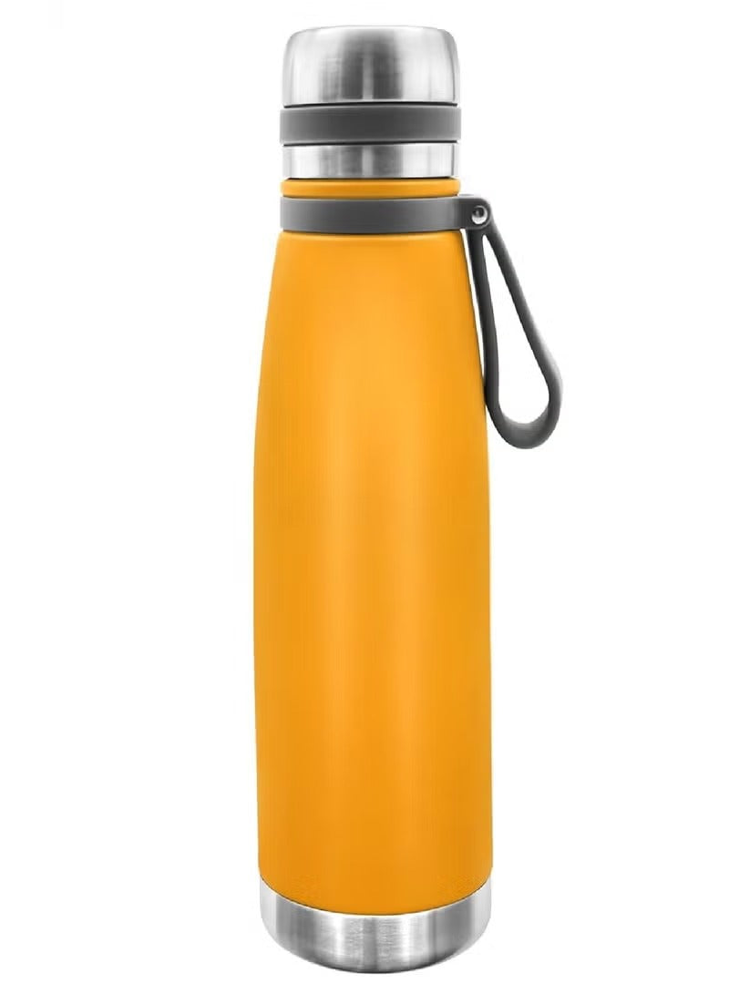 Mobcos Double Layer Vacuum Insulated Coffee bottle,Stainless Steel Vacuum insulated Bike Water Bottles with Filter, keep Hot & Cold Drink Metal Water Flask (1000 Ml)