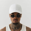 Mobcos White Baseball Cap – Adjustable Unisex Hat for Running, Workouts, Travel & Outdoor Activities | Comfortable Everyday Baseball Cap for Men & Women MOBCOS