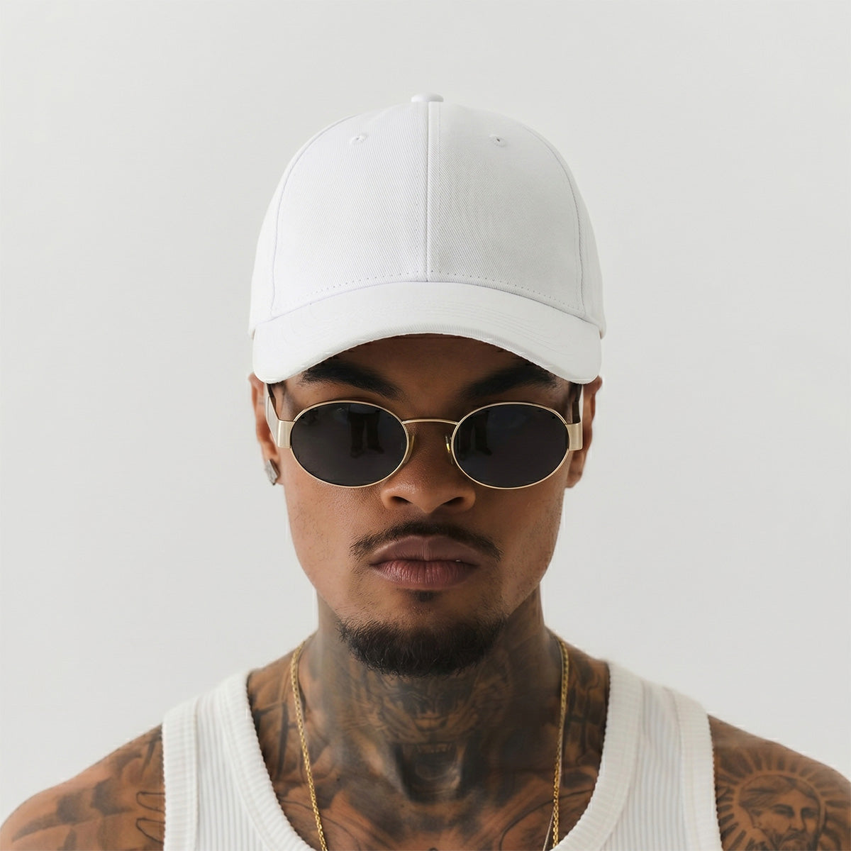 Mobcos White Baseball Cap – Adjustable Unisex Hat for Running, Workouts, Travel & Outdoor Activities | Comfortable Everyday Baseball Cap for Men & Women MOBCOS