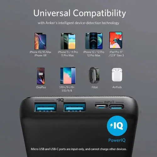 Anker 325 Power Bank PowerCore Essential 20000 Light and Compact High-Capacity Portable Charger at best price in Dubai ANKER